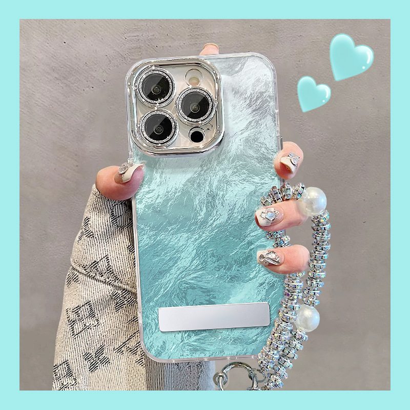 💜LAST DAY - 50% off💜Gradient Phone Case with Stand & Chain for iPhone Series