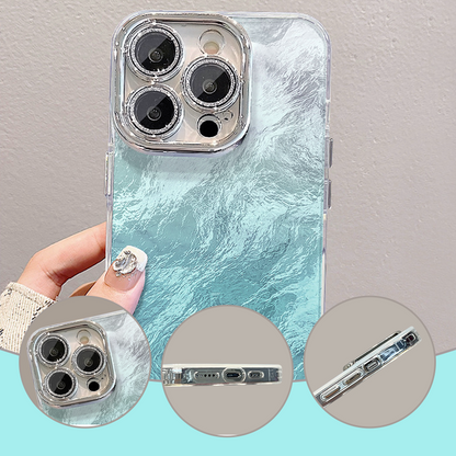 💜LAST DAY - 50% off💜Gradient Phone Case with Stand & Chain for iPhone Series