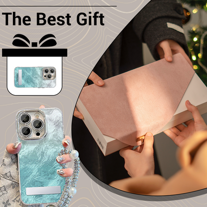 💜LAST DAY - 50% off💜Gradient Phone Case with Stand & Chain for iPhone Series