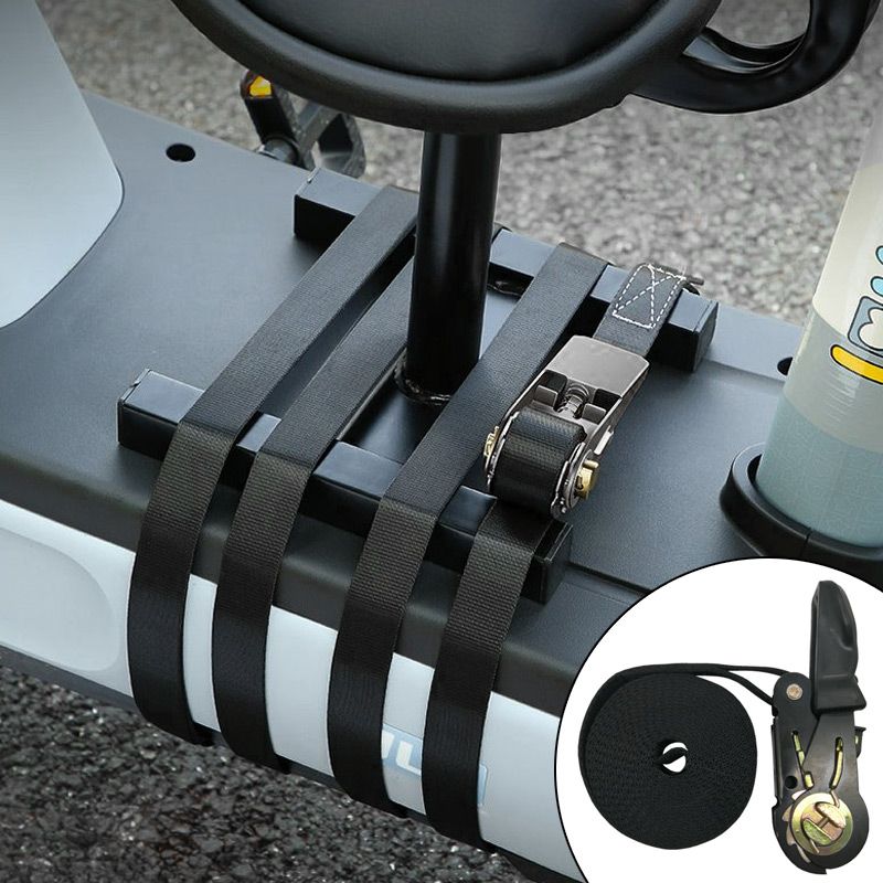 Pousbo® Heavy-Duty Ratchet Strap Cargo Binding Belt