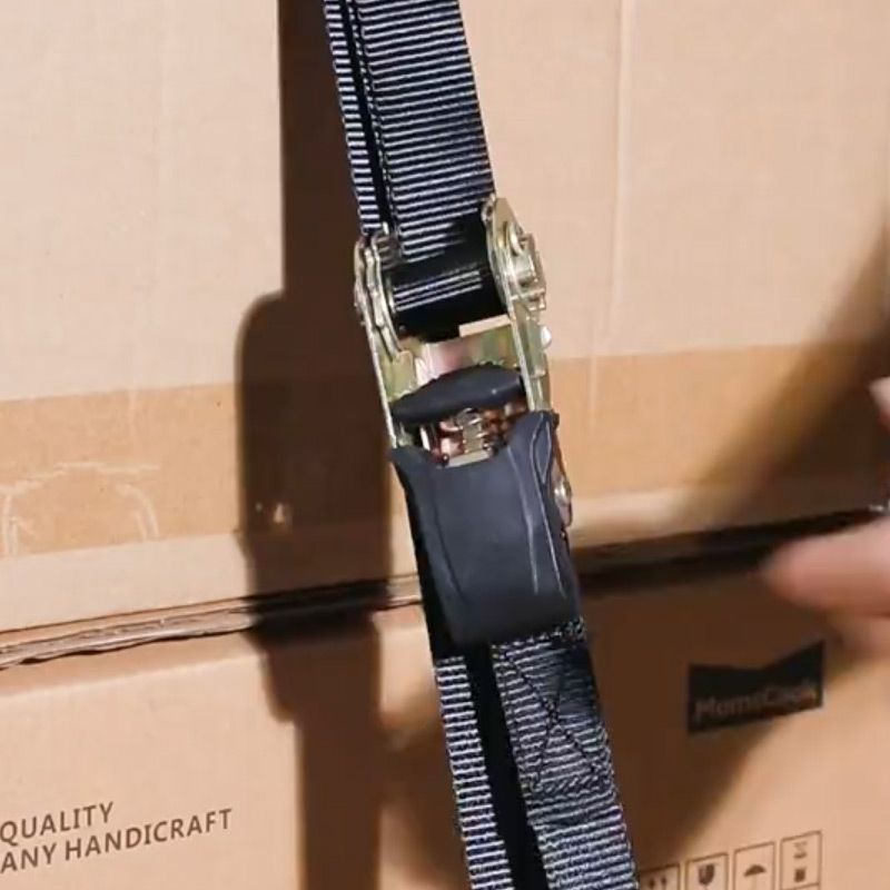 Pousbo® Heavy-Duty Ratchet Strap Cargo Binding Belt