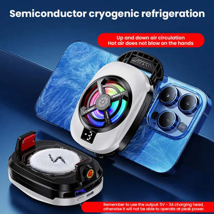 🔥2025 Essential for mobile phones🔥Fast Cooling 3-Speed Adjustable Portable Phone Cooler