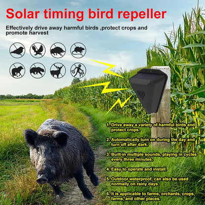 Waterproof Solar Outdoor Bird Repeller