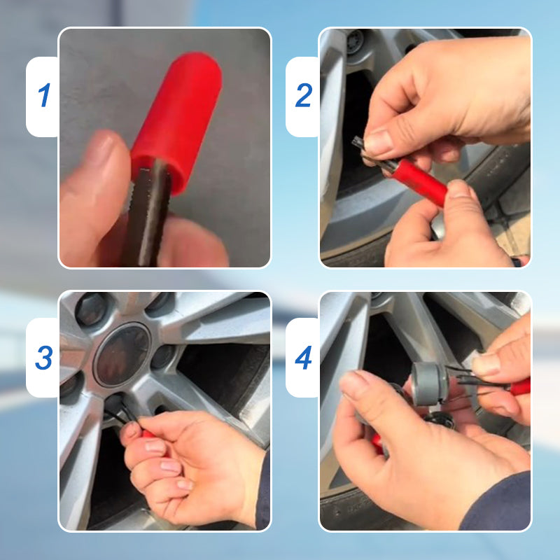 Multi-function Car Tire Screw Removal Tool 4 in 1