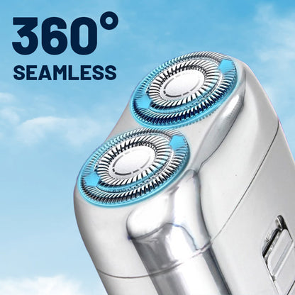🔥Portable Dual-Head Electric Shaver for Men