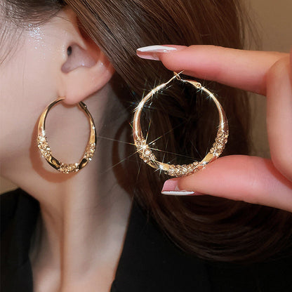 💖LAST DAY SALE 50% OFF💖Circle Earrings with Zirconia