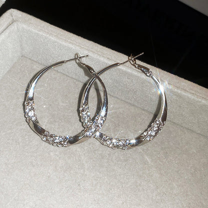 💖LAST DAY SALE 50% OFF💖Circle Earrings with Zirconia