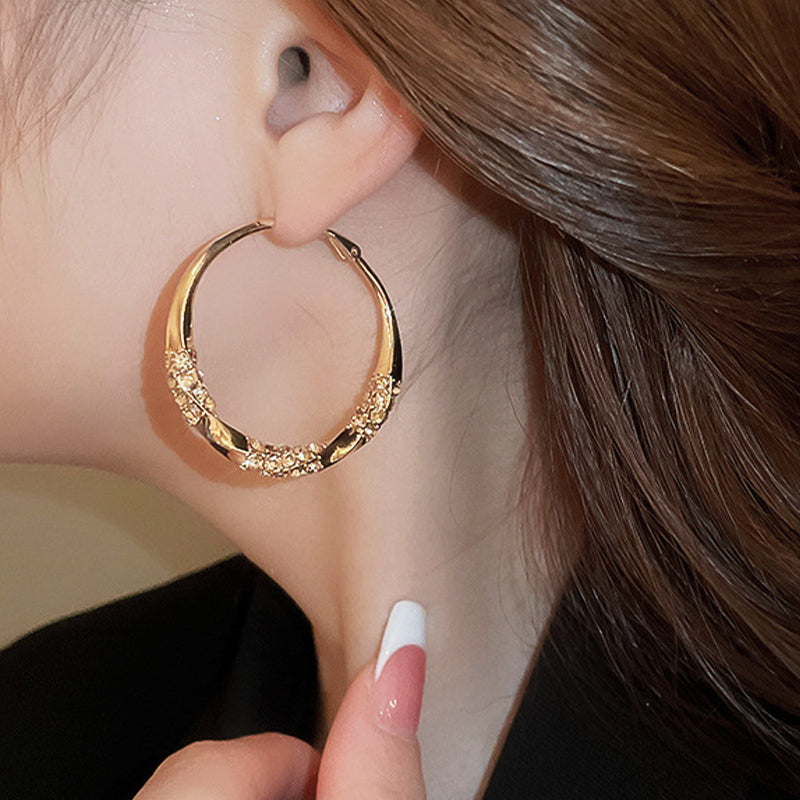 💖LAST DAY SALE 50% OFF💖Circle Earrings with Zirconia