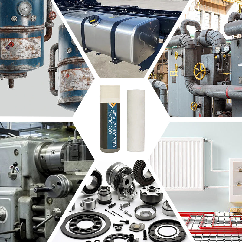 Metal-Reinforced Plastic Rod