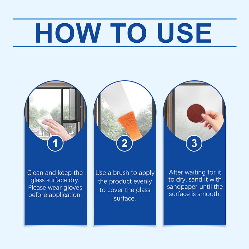 Anti-Peep Glass Frosted Paint