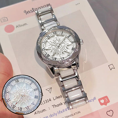🔥 Women's Rhinestone Quartz Watch