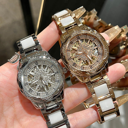 🔥 Women's Rhinestone Quartz Watch