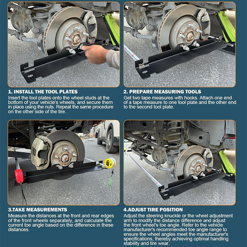 Stainless Steel Wheel Alignment Tool Plate（50% OFF）