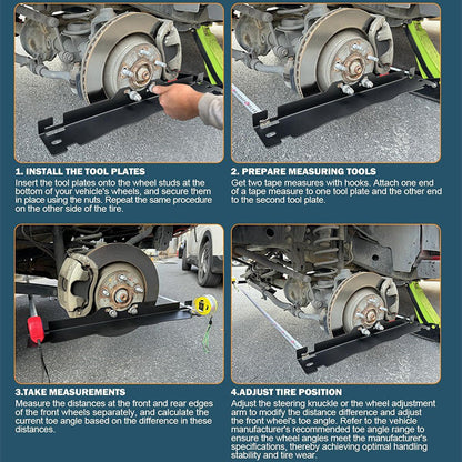 Stainless Steel Wheel Alignment Tool Plate（50% OFF）