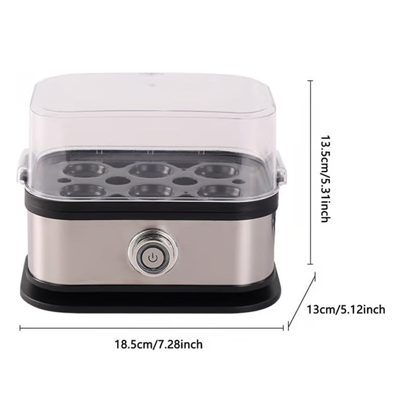 🎉2025 HOT SALE 50% OFF🎉Multifunctional Egg Steamer with Clear Lid