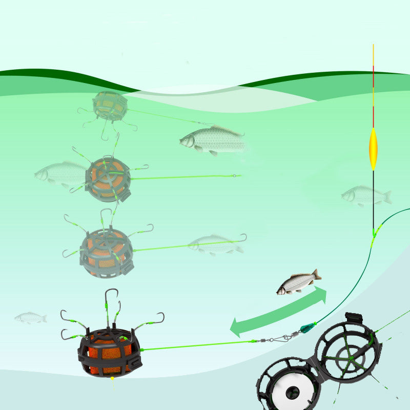 360° Floating Bait Cage Fishing Hook