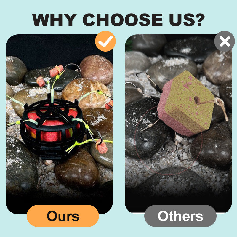 360° Floating Bait Cage Fishing Hook