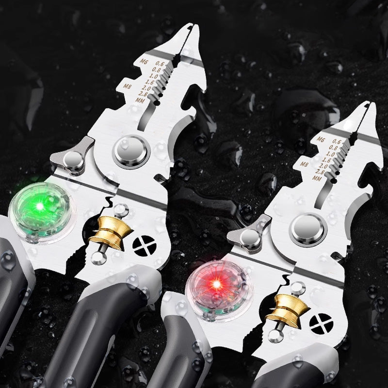 ⏳Time-limited Special⌛10-in-1 Multi-Functional Wire Stripper Scissors With Electrical Test