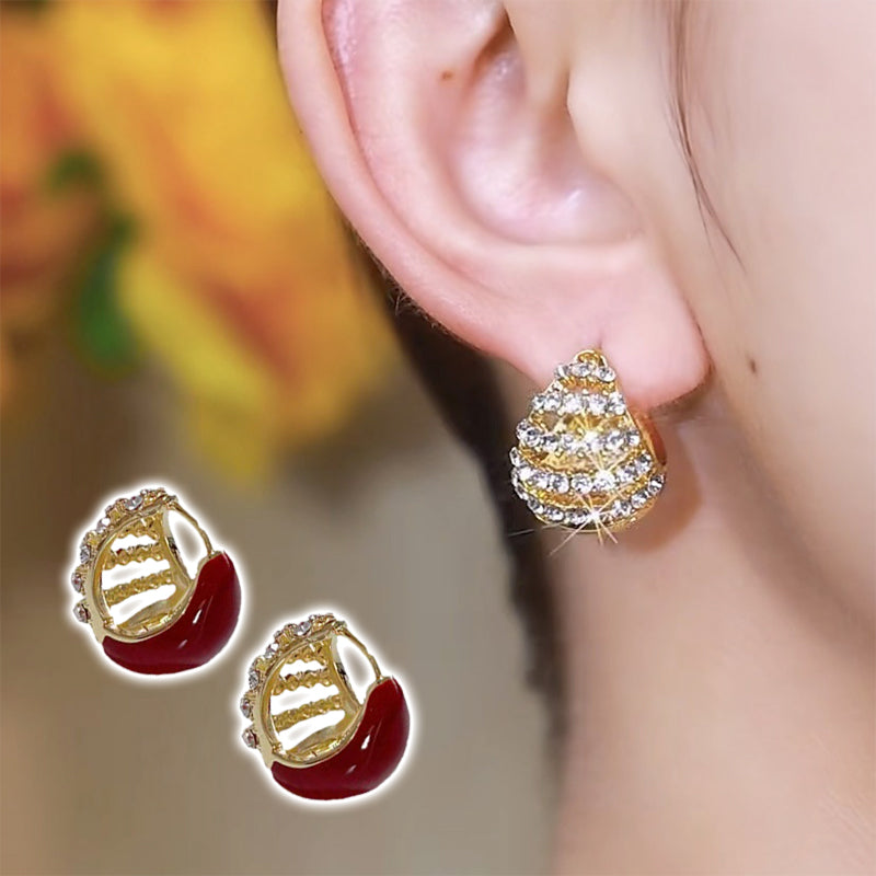 Elegant Vintage Zirconia Earrings for Women