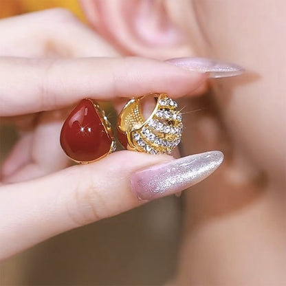 Elegant Vintage Zirconia Earrings for Women