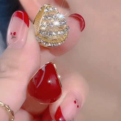 Elegant Vintage Zirconia Earrings for Women