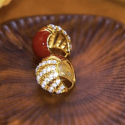 Elegant Vintage Zirconia Earrings for Women