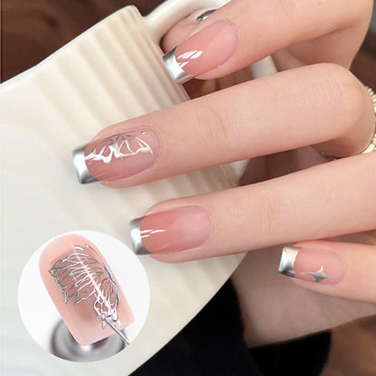 ✨LAST DAY - BUY 1 GET 1 FREE✨Silver Liquid Mirror Chrome Nail Gel In Can