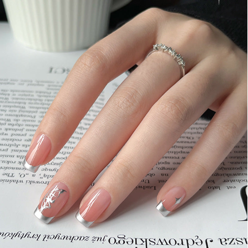 ✨LAST DAY - BUY 1 GET 1 FREE✨Silver Liquid Mirror Chrome Nail Gel In Can