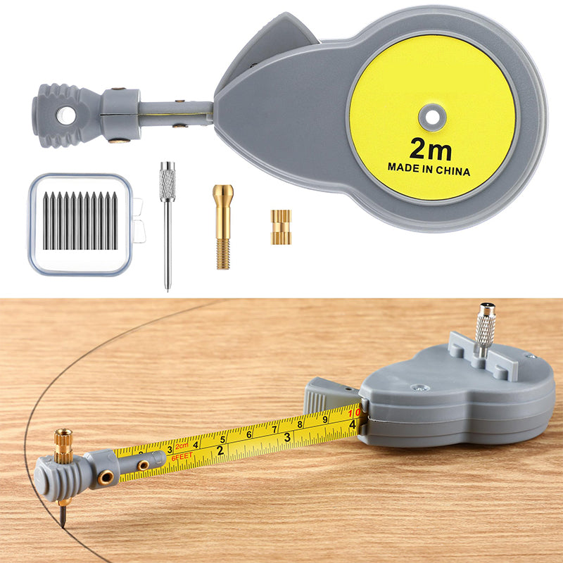Retractable Tape Measure Compass