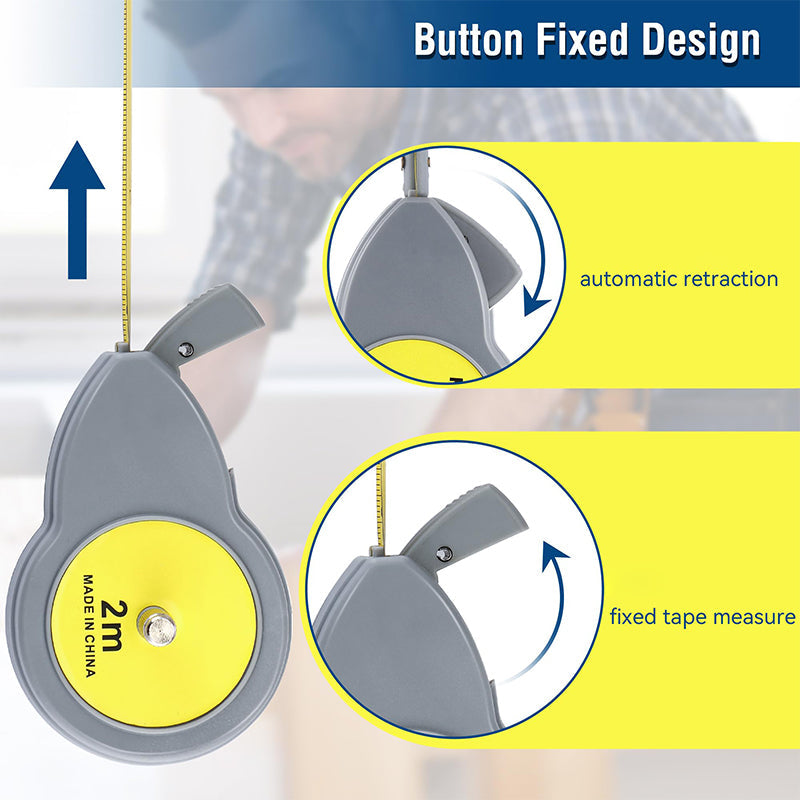 Retractable Tape Measure Compass