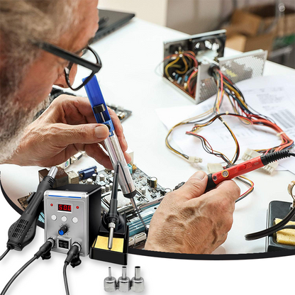 ⏳Time-limited Special⌛2-in-1 Hot Air Soldering Station
