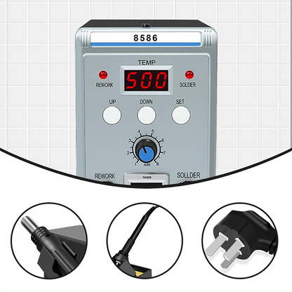 ⏳Time-limited Special⌛2-in-1 Hot Air Soldering Station