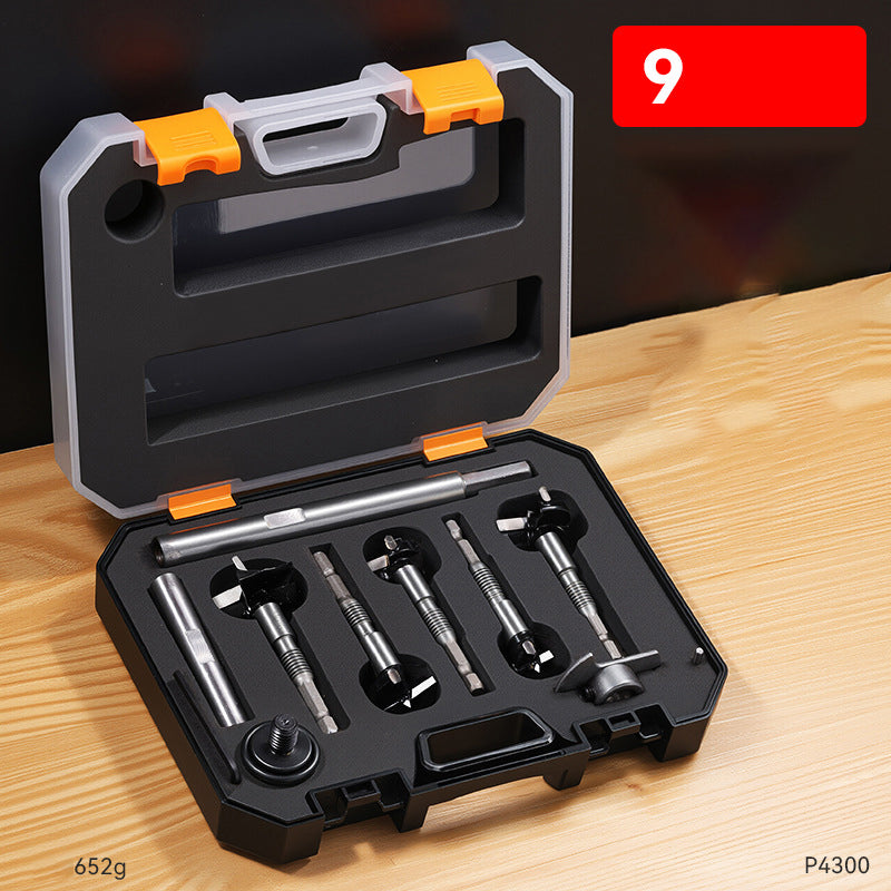 3-in-1 Anti-Slip Hex Shank Wood Hole Saw Kit