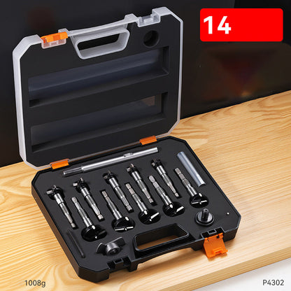 3-in-1 Anti-Slip Hex Shank Wood Hole Saw Kit