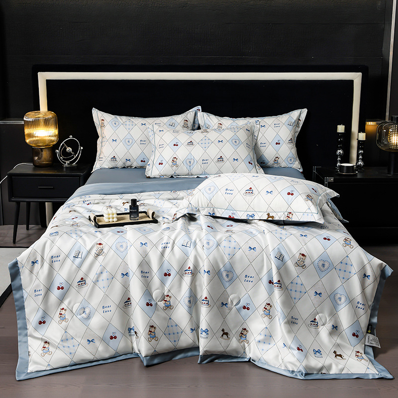 🔥Summer Limited Sale-50%Off🌸Cooling Breathable Floral Bed Sheet (4-Piece Set)