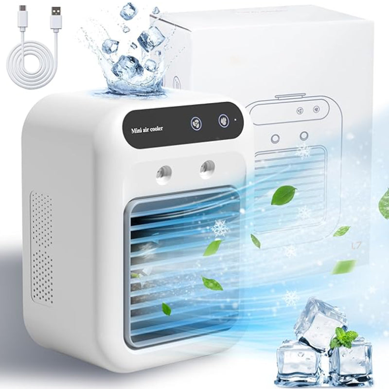 FREE SHIPPING🎉2025 New Products Hot Sale✨Mini Portable Air Conditioner Cooler Humidifier,Ultra-Quiet & Energy Saving