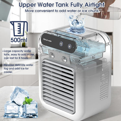 FREE SHIPPING🎉2025 New Products Hot Sale✨Mini Portable Air Conditioner Cooler Humidifier,Ultra-Quiet & Energy Saving
