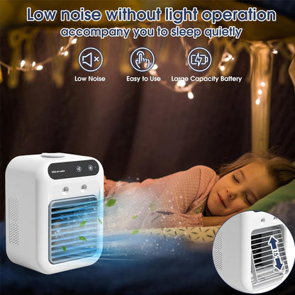 FREE SHIPPING🎉2025 New Products Hot Sale✨Mini Portable Air Conditioner Cooler Humidifier,Ultra-Quiet & Energy Saving