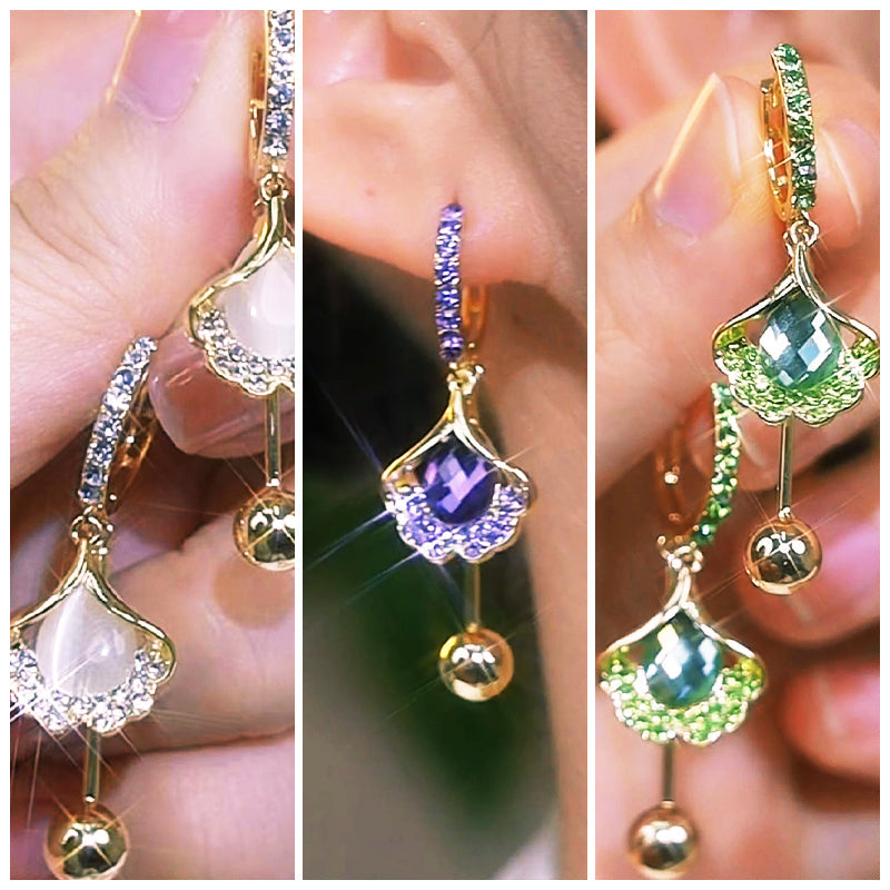 ⏳Time-limited Special💎Delicate Ginkgo Leaf Earrings for Women