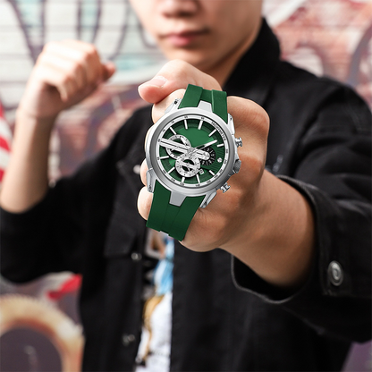 💎Stylish sports watch with luminous display, silicone strap and waterproof design💎