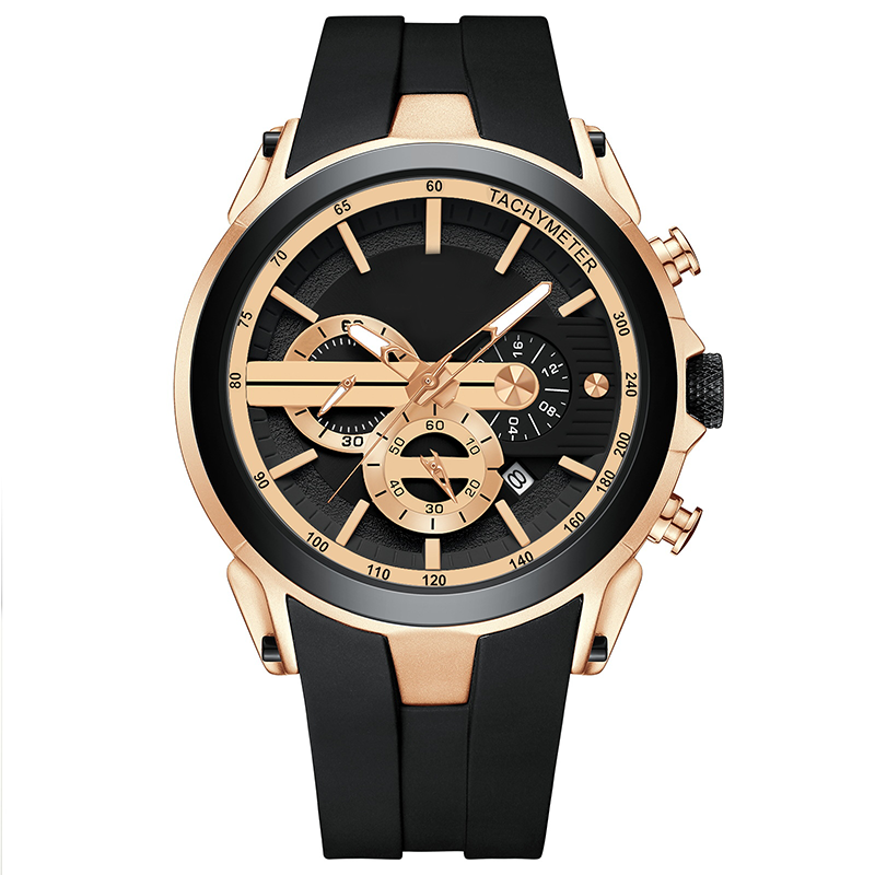 💎Stylish sports watch with luminous display, silicone strap and waterproof design💎