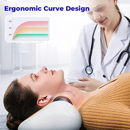 💥🥰Red Light Therapy Neck Traction Pillow