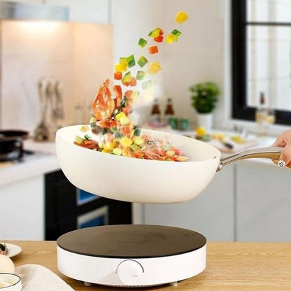 ⏳Time-limited Special⏰Ceramic Non-Stick White Large Cooking Pot