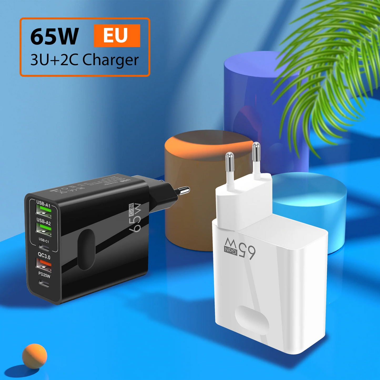 🎉LAST DAY SALE 63% OFF🔥[Practical Gift] 65W & 120W Multiple-Ports Fast Charger