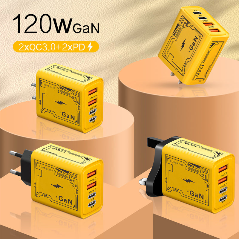 🎉LAST DAY SALE 63% OFF🔥[Practical Gift] 65W & 120W Multiple-Ports Fast Charger