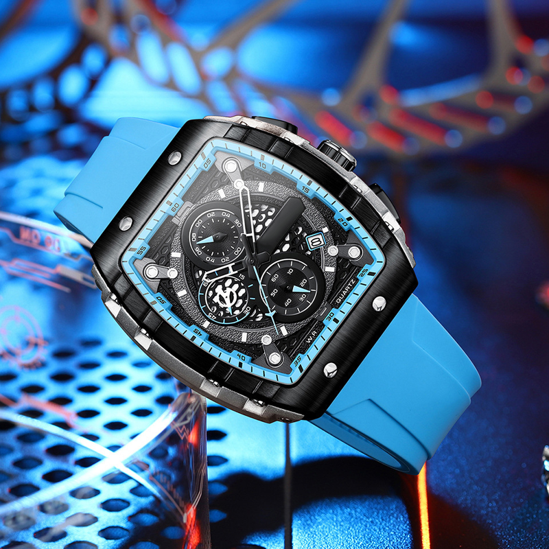 🌈Cyberpunk Futuristic Style⌚Men's Multifunctional Fashion Quartz Watch