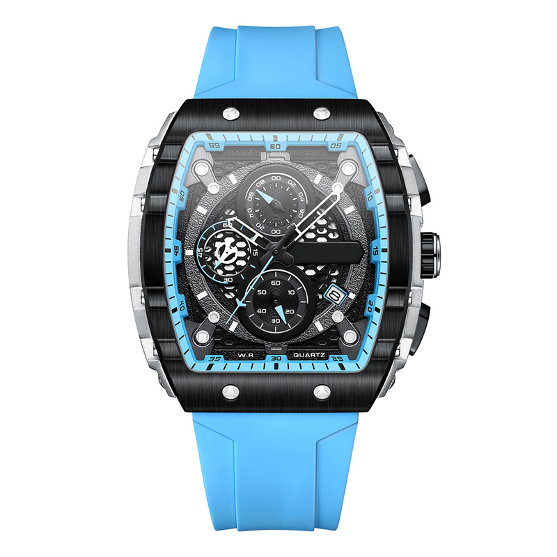 🌈Cyberpunk Futuristic Style⌚Men's Multifunctional Fashion Quartz Watch