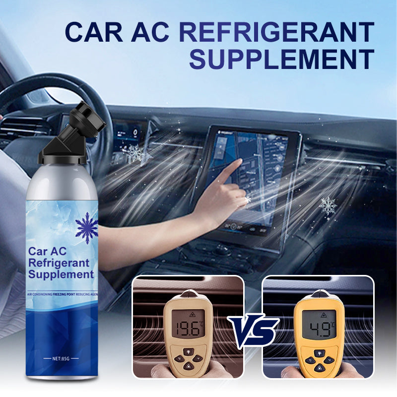 Self-filling refrigerant for automotive air conditioning systems