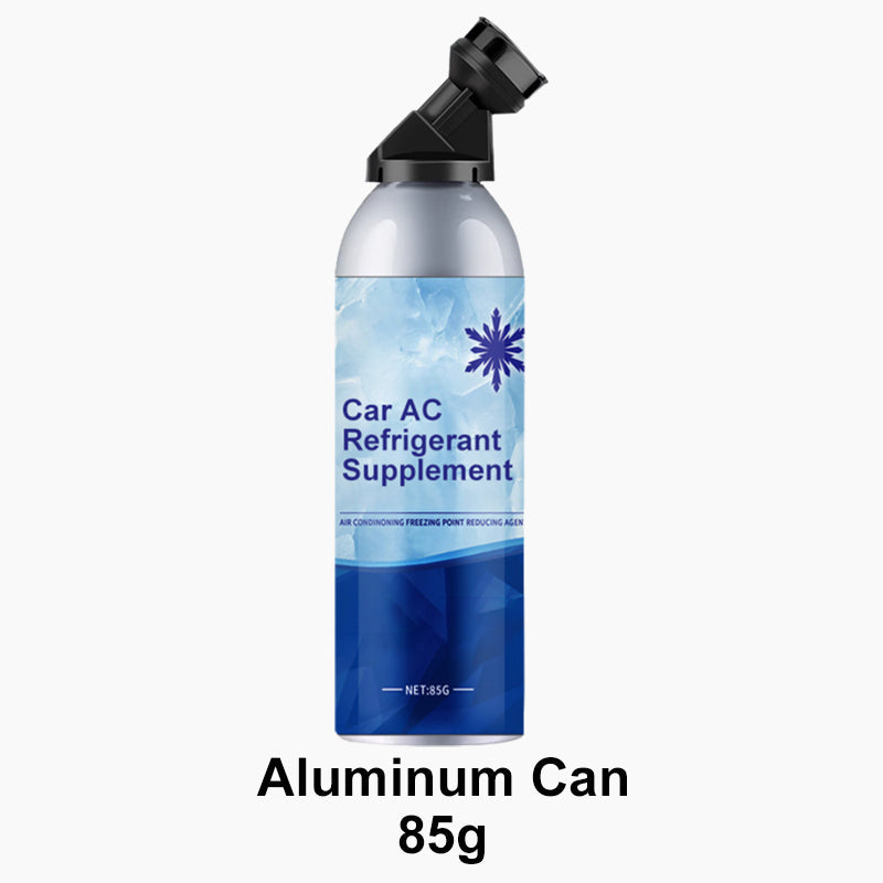 Self-filling refrigerant for automotive air conditioning systems