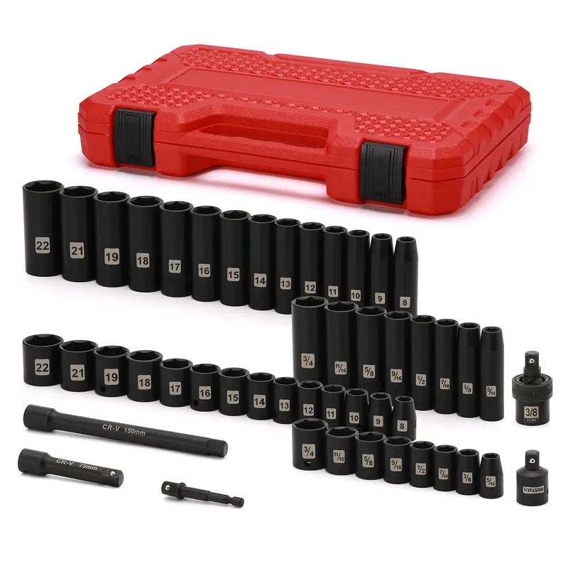 49-Piece Drive Impact Socket Set